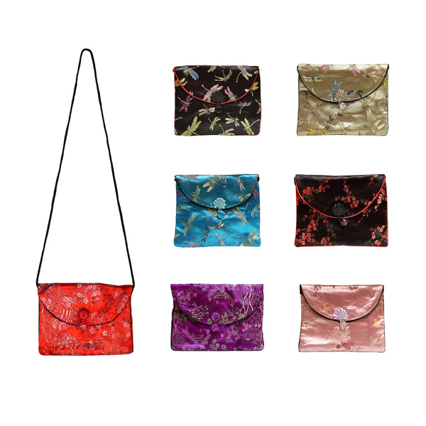 Brocade Shoulder Purse in 7 assorted styles and colors