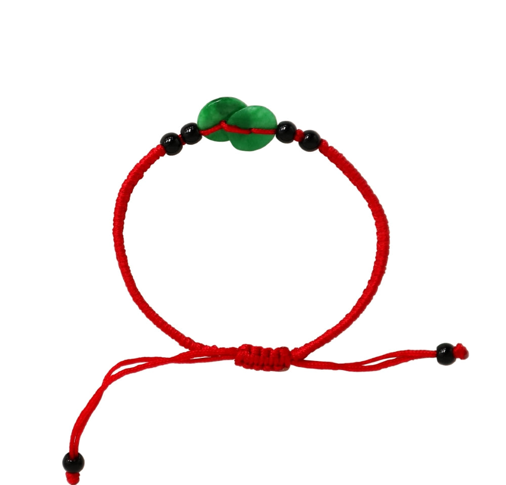 Red Jade Onyx Bracelet Set — Something Jade