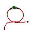 Jade bracelet with red knots
