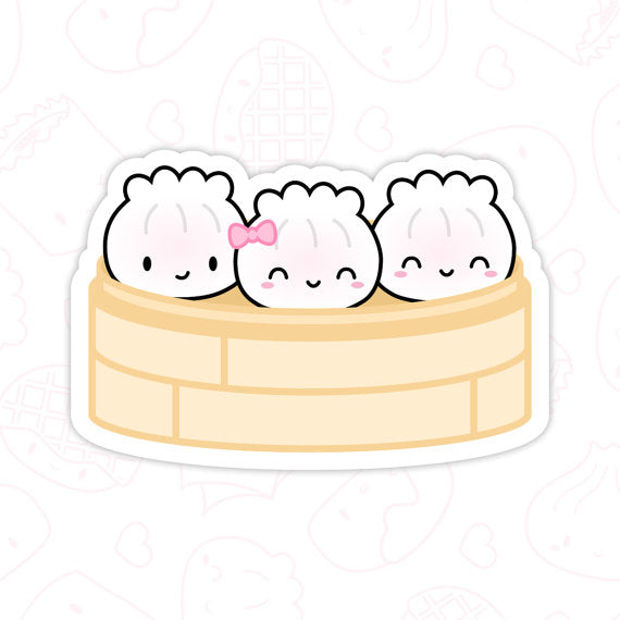 Wonton in a Million dumpling trio sticker