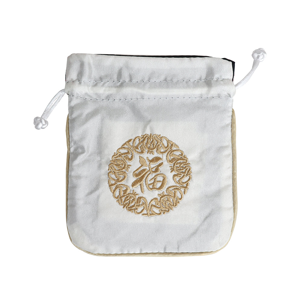 Embroidered Drawstring Pouch