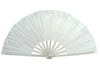 Solid Color White Nylon Fabric Fan