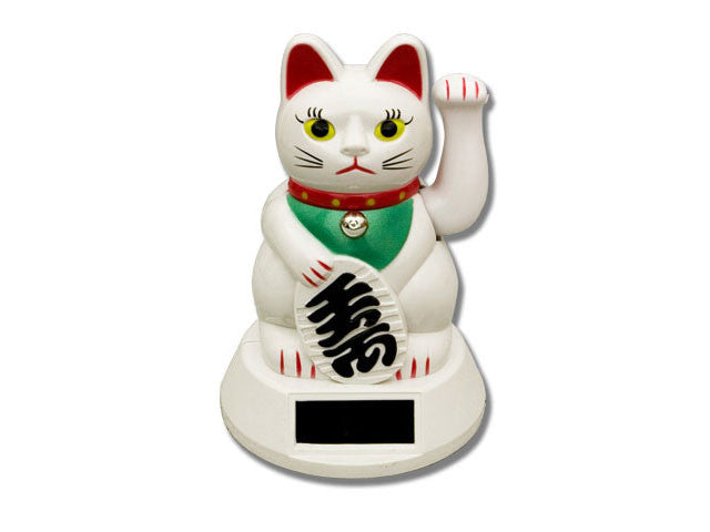 Dual Powered (Solar & Battery) Hand Motion Lucky Cat