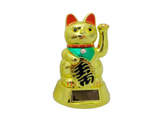 Dual Powered (Solar and Battery) Hand Motion Lucky Cat