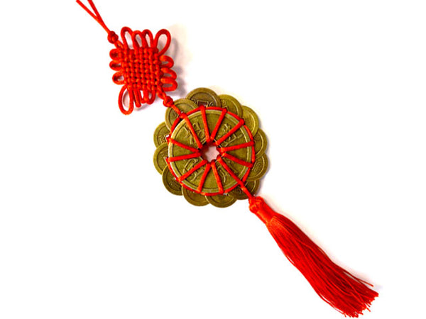 Round Coins Ornament with Tassel