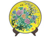 Colorful design ceramic plate with frame