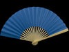 Lovely dark blue folding paper fan