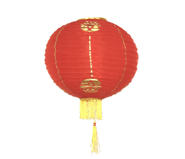 Chinese Red Nylon Lantern with Tassel