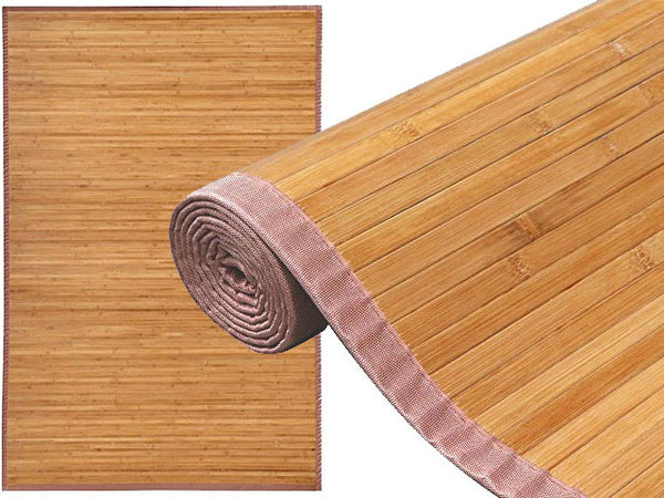 5/8" (15mm) slate bamboo floor carpet in brown tone