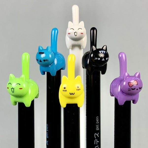 cat tail gel pen
