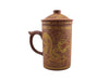 gold dragon design terra cotta mug with infuser