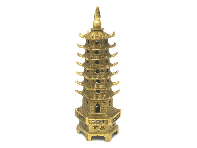Chinese Classic Pagoda Tower - Brass