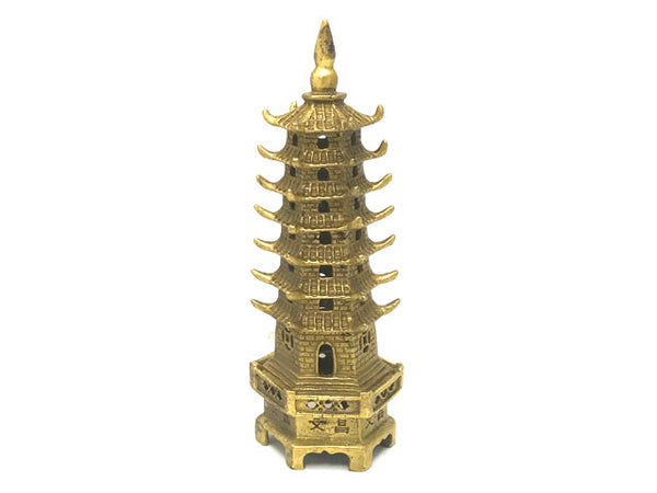 Brass pagoda tower