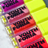 5 different Youthforia Dewy Gloss bottles