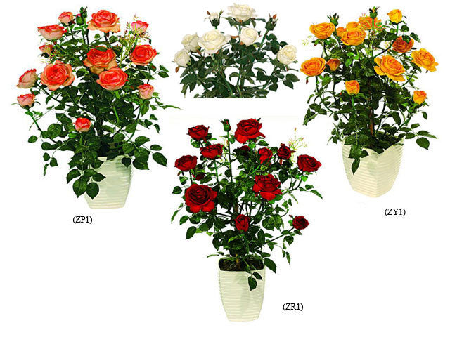 artificial rose plant in pot Artificial Flowers
