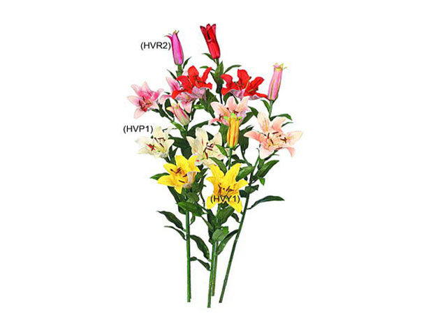 Artificial Flowers - Lily Branch