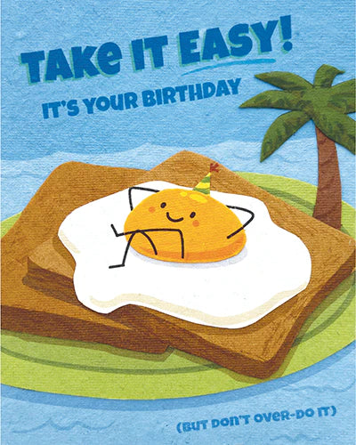 Handcrafted Cards: Over Easy Birthday