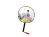 Maiden Design Printed Fabric Paddle Hand Fan