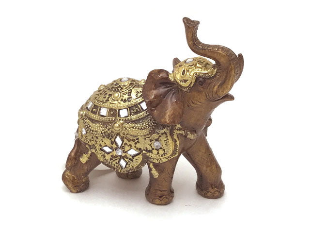 Golden Embellishment Elephant Figurine