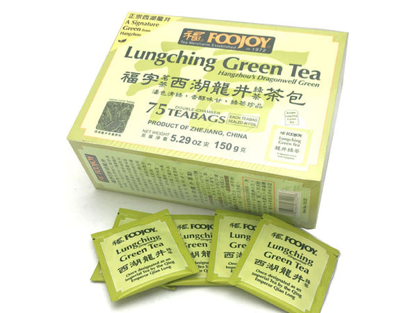 Foojoy lungching green tea- 75 teabgs
