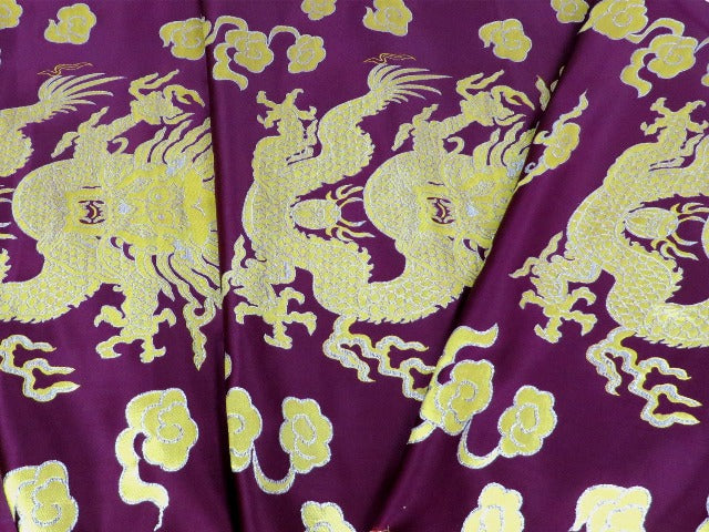 Dragon Cloud Brocade Fabric