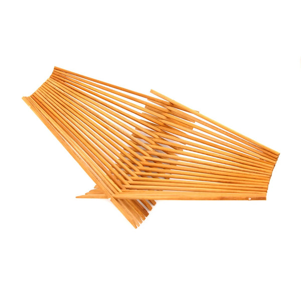 Folding bowl made with 20 chopsticks, tea stained color