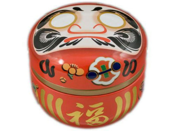 Stainless steel Daruma Tin Canister