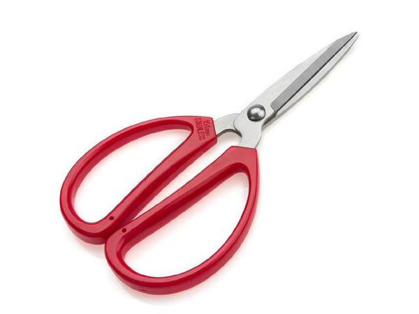 Red Handle Stainless Steel Scissors.