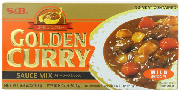 S & B Golden Curry Sauce Mix - Mild