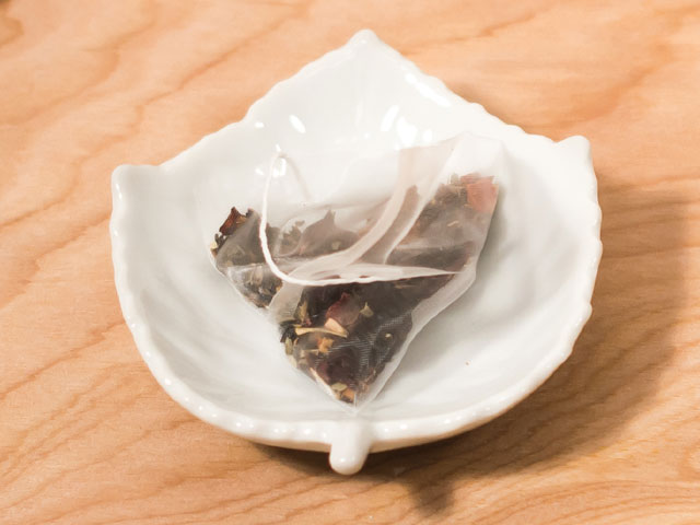 White Porcelain Tea Bag Caddy / Sauce Dish