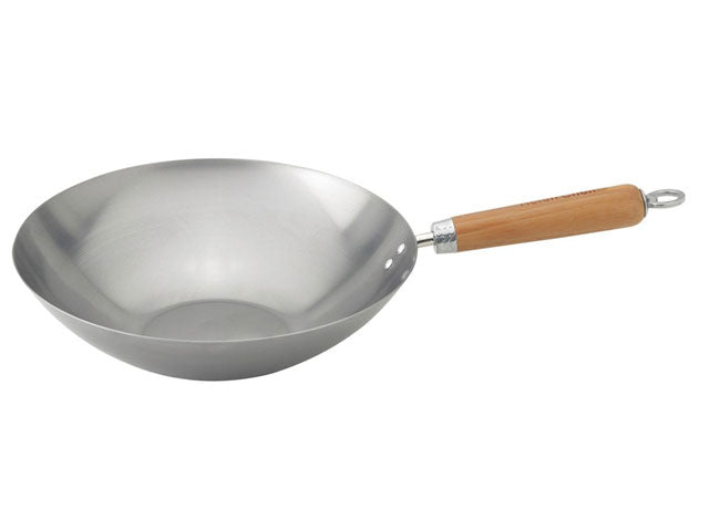 Helen Chen Carbon Steel Stir Fry Pan - 12in.