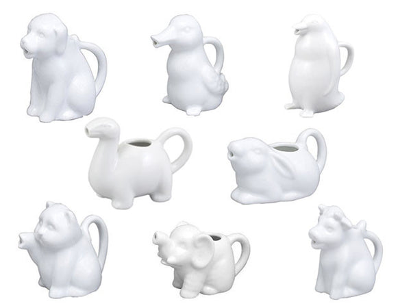 8 Mini animal ceramic creamer