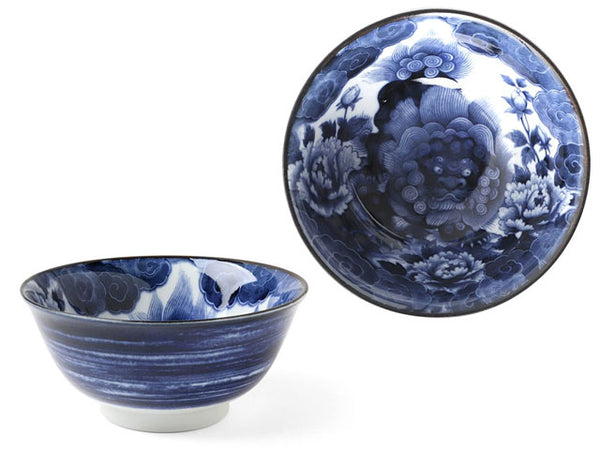 Two Komainu bowl