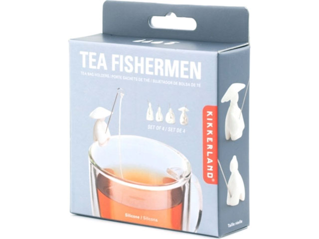 Tea Fishermen Tea Bag Holders (Set of 4)