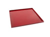 Red low profile lacquer plastic serving tray
