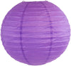 Lavender paper lantern.