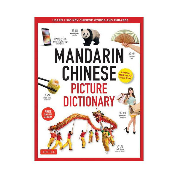 Mandarin chinese picture dictionary book