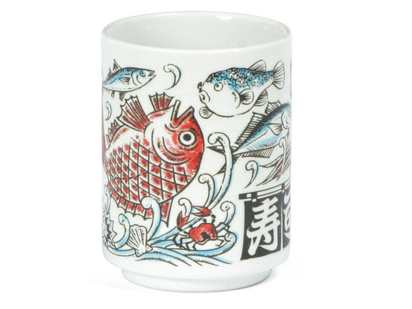 Sushi fish teacup