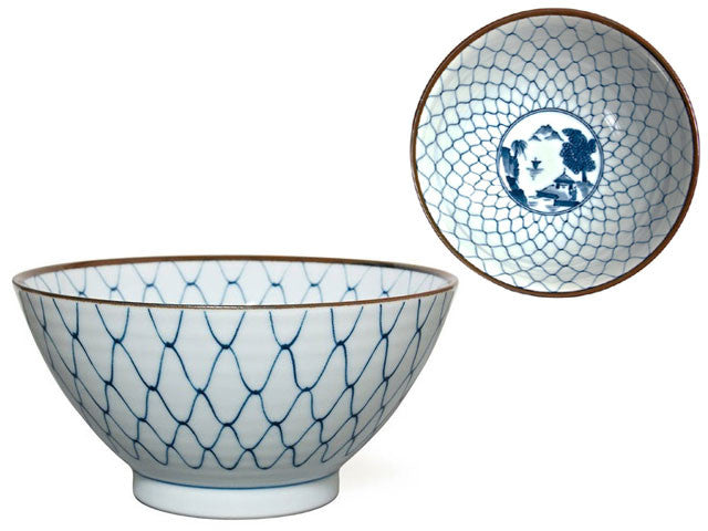 Sansui Landscape Noodle Bowl - 7 in.