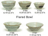 Spring Blossom flared bowls