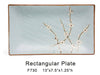 Spring Blossom rectangular plate