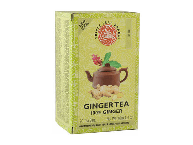 Triple Leaf Brand Ginger Tea (Box of 20 Teabags)