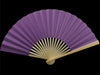 Pretty purple paper folding fan