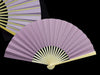 Pretty lavender paper folding fan