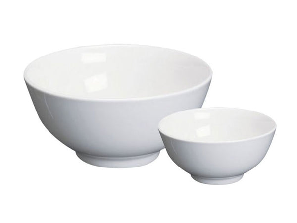 White Ceramic Bowl - Round