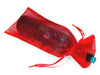 Red Organza wine bag