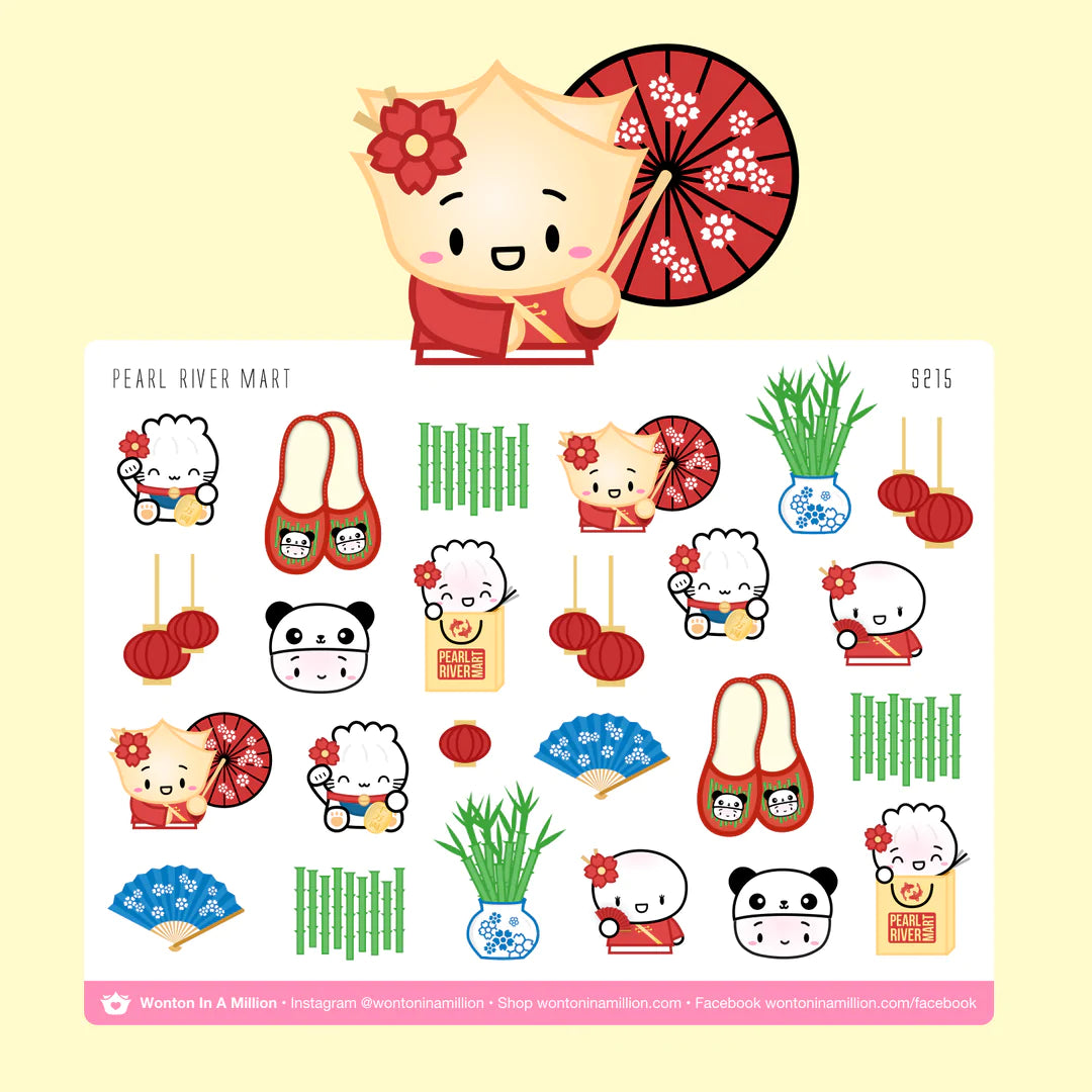 Chinese New Year Planner Stickers