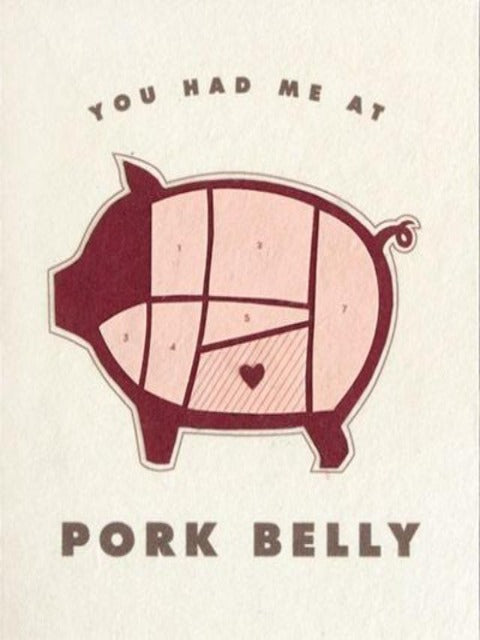 Handcrafted Cards: Pork Belly
