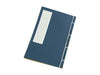 Blue Chinese notebook