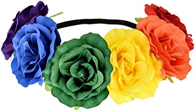 Rainbow Flower Crown